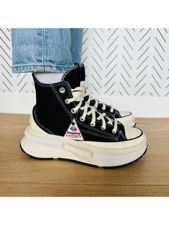 Rare Converse Run Star Legacy CX Hi Platform 5.5 Men Shoes Sneaker Black A00869C